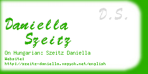 daniella szeitz business card